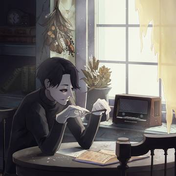 窓辺のラジオ
