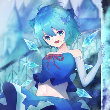 氷の妖精チルノ