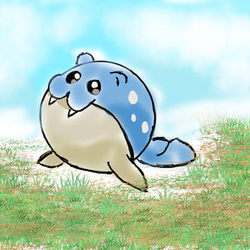 ポケモン　タマザラシ　模写