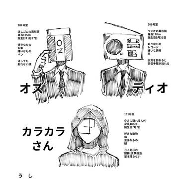 創作人外まとめ【丑ノ刻荘詰め】