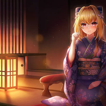 【仕事絵】宇佐美ユノASMR配信イラスト