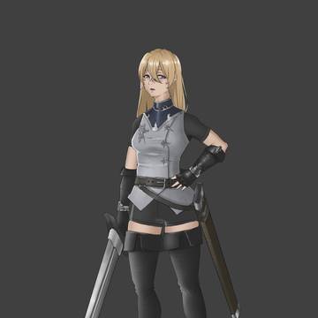 少女の剣士