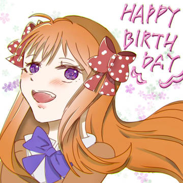 千代ちゃん誕生日絵