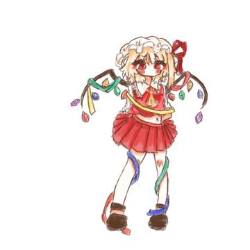 リボンまきまきフランちゃん