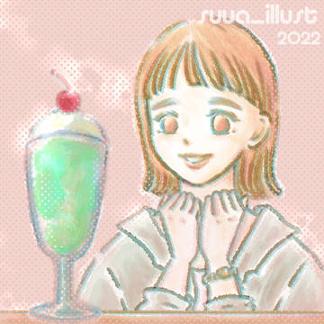 レトロポップメロンソーダ女子