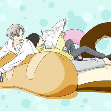 幼馴染の二人のイラスト