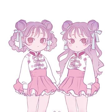 うさぎと女の子