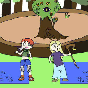 V.S. 植木鉢入り植物ボスモンスター戦