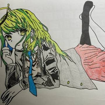 카미노 레이토, 神乃玲叶, 교복, 누운 자세, 천칭자리