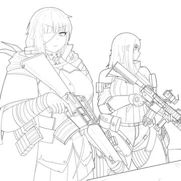 M4 and her sister(Unfinished)