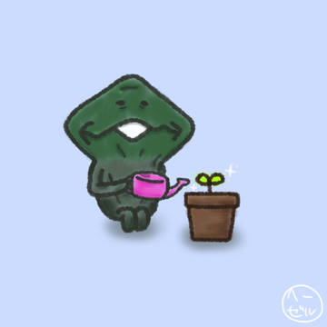 何か咲きますように