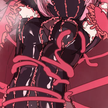 退魔師 伊吹咲那の苦悶2 イメージイラスト触手服