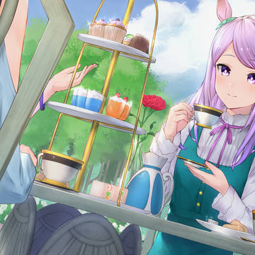 メジロのお茶会
