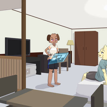 うちの子 in ホテル