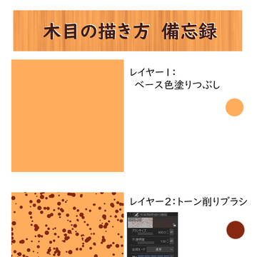 木目の描き方