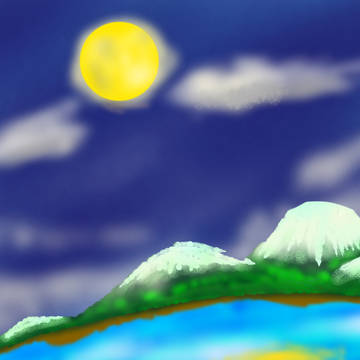 絵本みたいな一枚