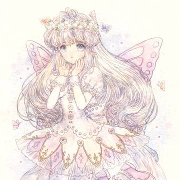 白い花の妖精