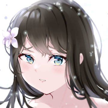 Girl with black hair