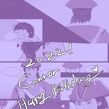 【アサクリ３】コナーくんお誕生日絵