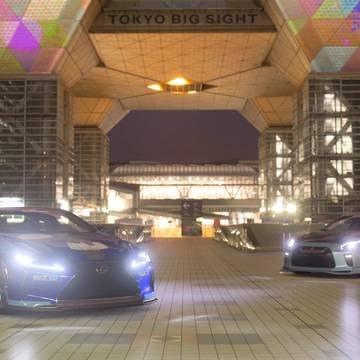 果林LC500 & 雪歩GT-R （GT7スケープス）