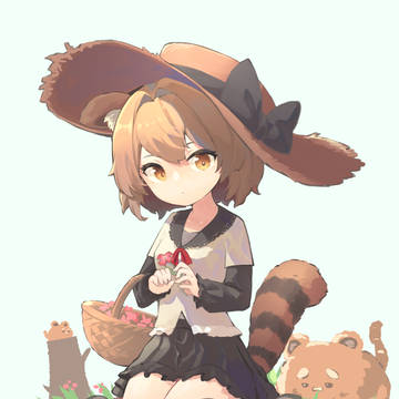 練習 花を摘む普通の女の子