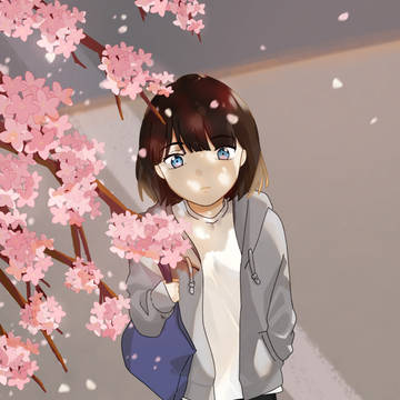 櫻花樹下