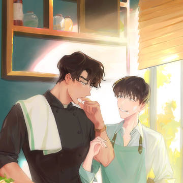 「 今日は何食べる？」料理アンソロ表紙イラスト