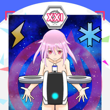 アリスギアタロットカード風　ⅩⅩⅠ