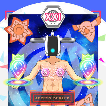 アリスギアタロットカード風　ⅩⅩⅠ