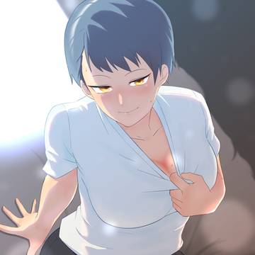 下着をつけてないことをアピールしてくる女の子