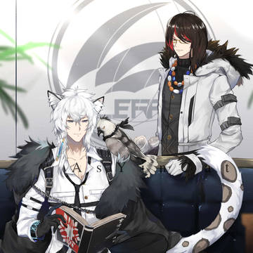 明日方舟的銀灰和灵知