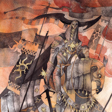 black banner