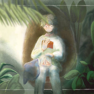 読書と昼寝