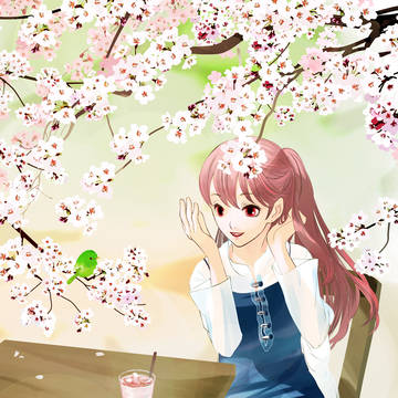 さくらとカフェと