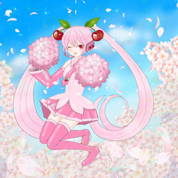 チアリーダー✨桜ミク