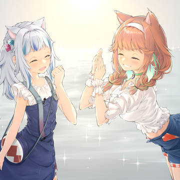 Gura＆Kiara!!!!!!!!!!