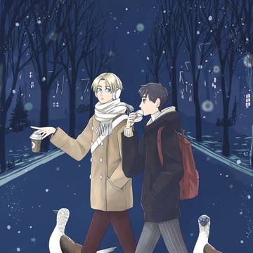 星降る夜の帰り道