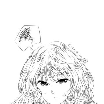 鬱々する少女