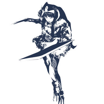 线稿速写