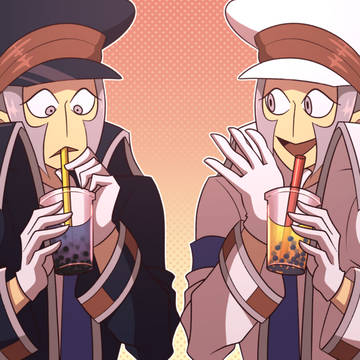 タロイモティー + マンゴーティー