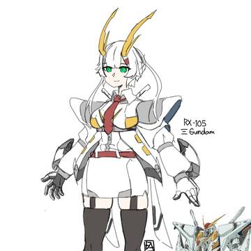 xi gundam girl