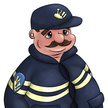 Police officer Klaver Zwart