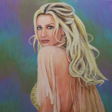 La femme de robe see-through