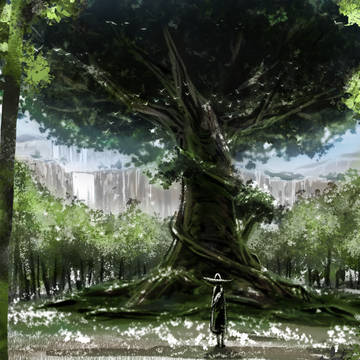 大きな木（ラフ）