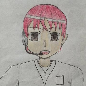 某ボカロイラストレーター風のイラスト