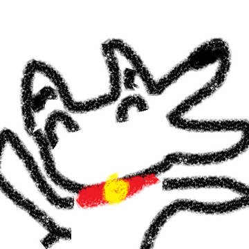 ハッピードッグの絵