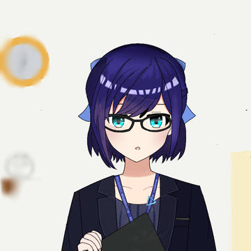A-chan in office