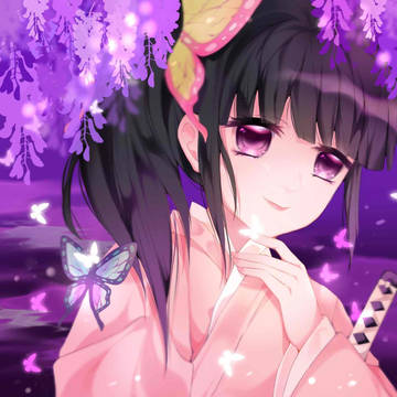 鬼灭之刃 栗花落香奈乎  鬼滅の刃 栗花落カナヲ