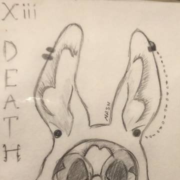 Skull bunny tarot