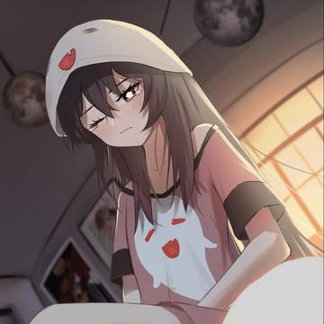 :>